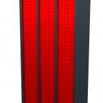 LOCKER 9 PUERTAS GRIS Y ROJO